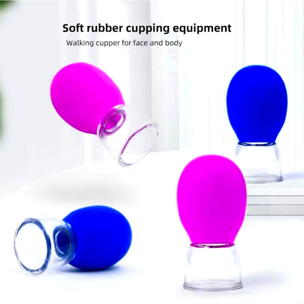 PURPLE SET of 6 pcs Mini Cupping system cups, NEW Sealed